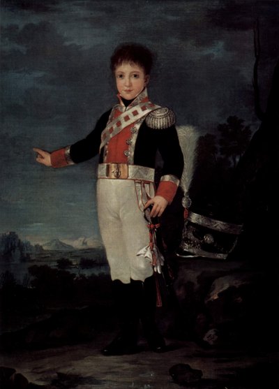 Portrait of Don Sebastian Gabriel de Bourbon y Braganza by Francisco de Goya